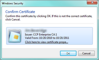 Confirm Certificate