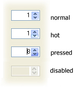 Up/down spin buttons